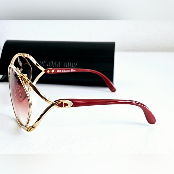 Christian Dior Bordeaux Oversized Gradient Sunglasses - Picture 2 of 8